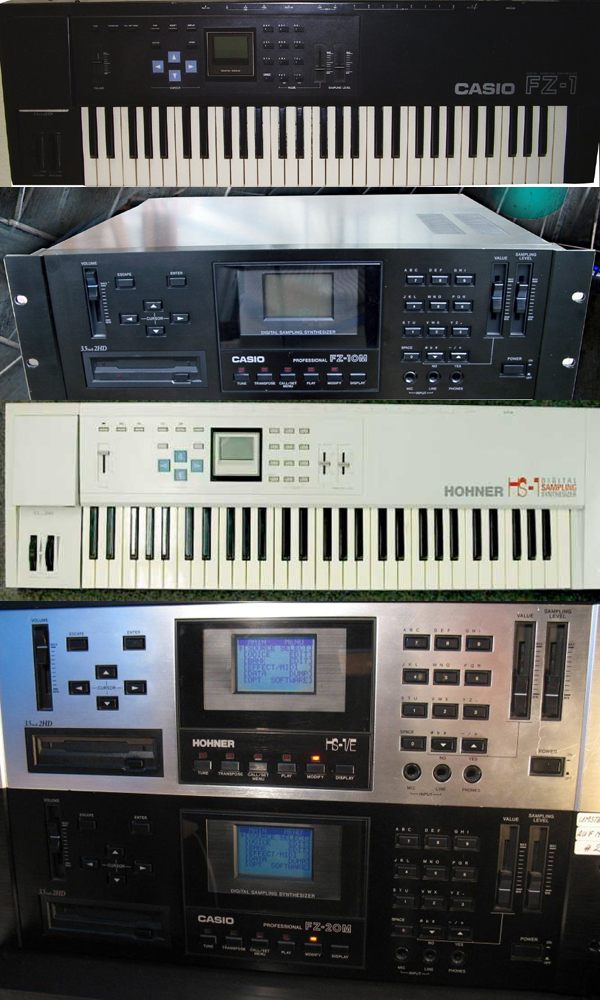 Casio FZ Samplers group photo