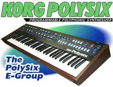 Discussion about the Korg PolySix synthesizer group photo